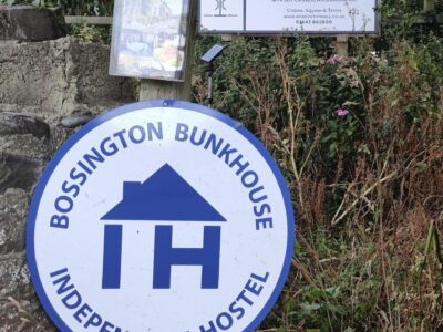 Bossington Bunkhouse sign
