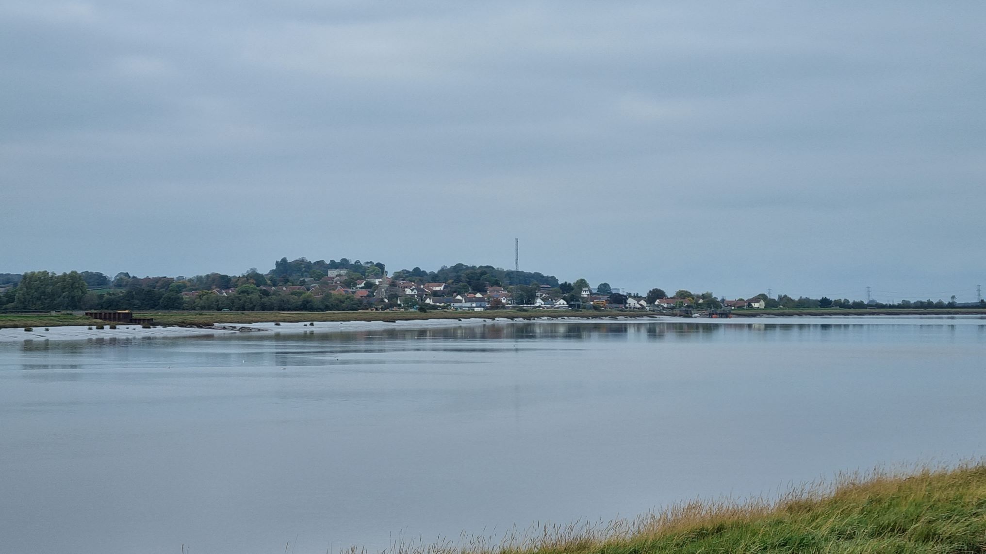 Coast Path at Pawlett Hams by the River Parrett