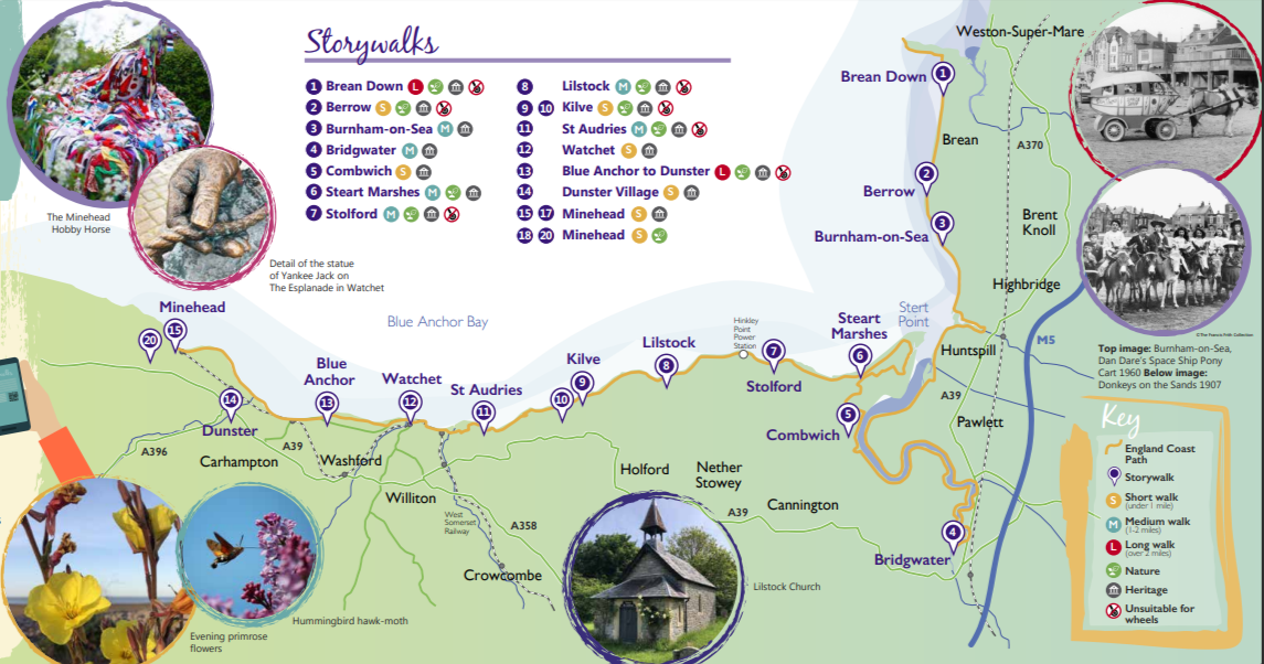 England Coast Path Storywalks Map