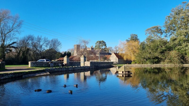The Duck Pond at East Quantoxhead