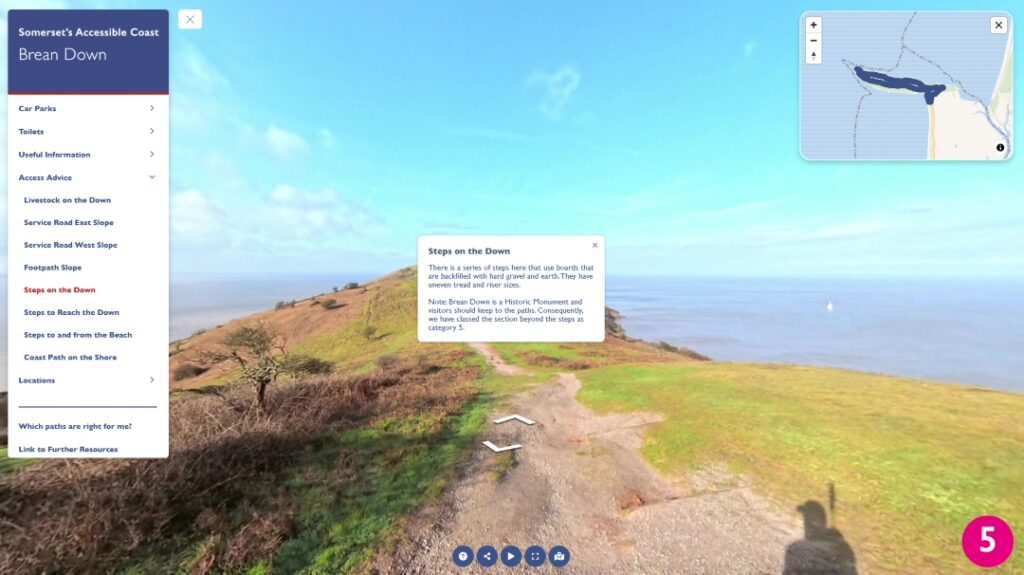 Virtual tour of Brean Down